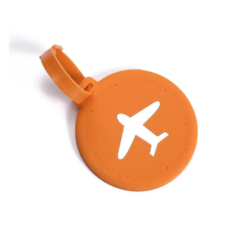Thick PVC Luggage Tags Airplane Suitcase Identification Card Suitcase Tag for Travel Ai11966