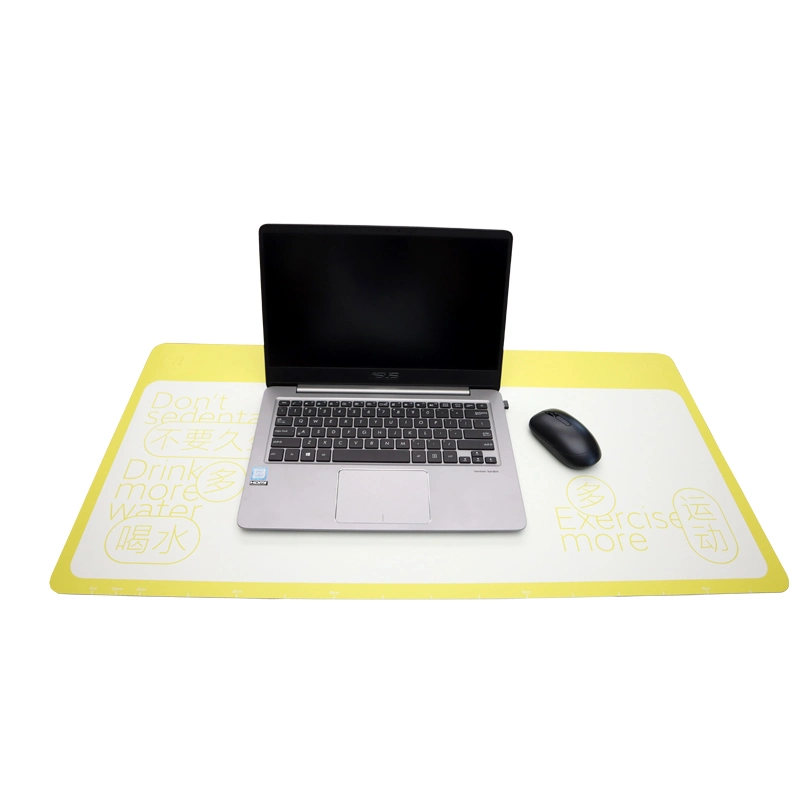 Water Proof Leather Computer Desk Mat Custom Logo Printing Leather No Slip Easy Cleaning PU Table Ma