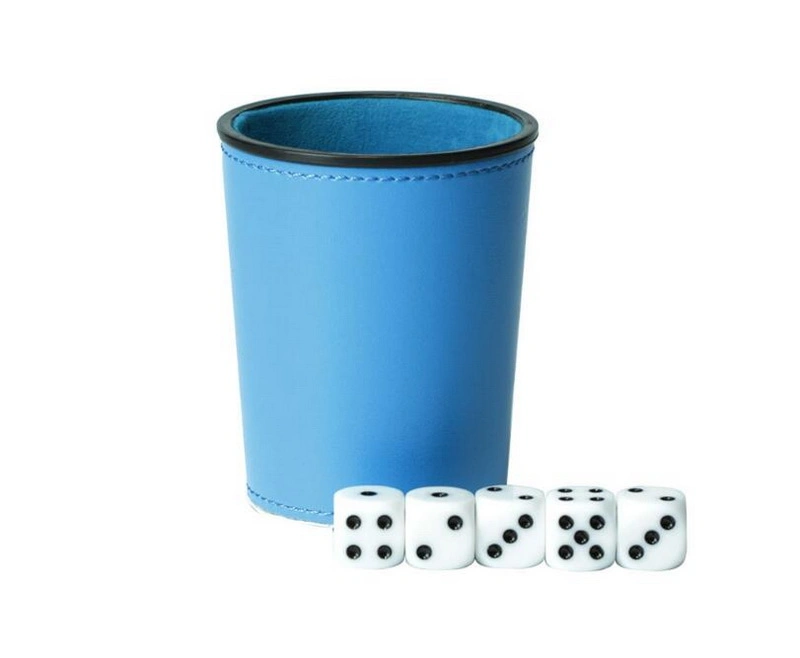 Wholesale Holder Leather Dice Cup Printed Logo Dice Cup Game