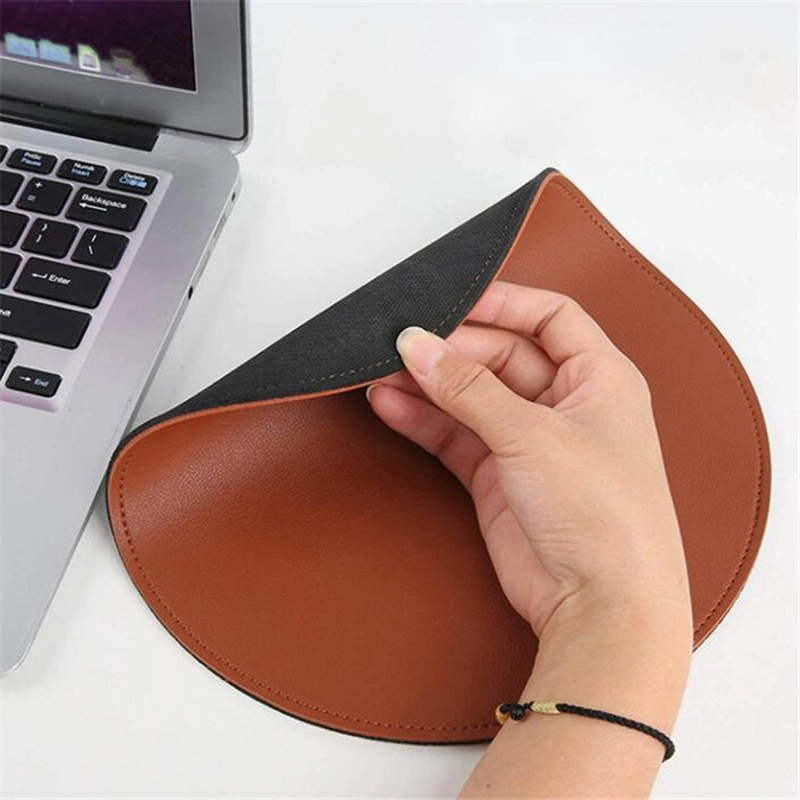 Custom Wholesale Desk Pad Nonslip Computer Round Mouse Mat with Wrist Rest