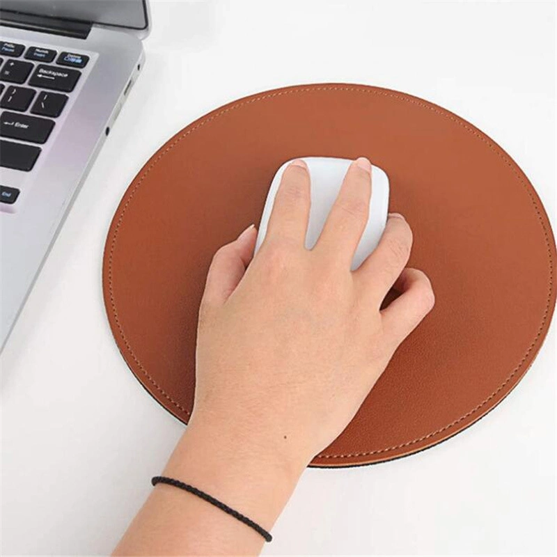 Custom Wholesale Desk Pad Nonslip Computer Round Mouse Mat with Wrist Rest