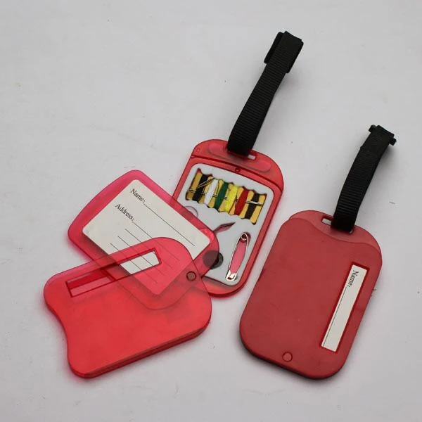 Luggage Shape Suitcase Luggage Tag with Strap for Travel