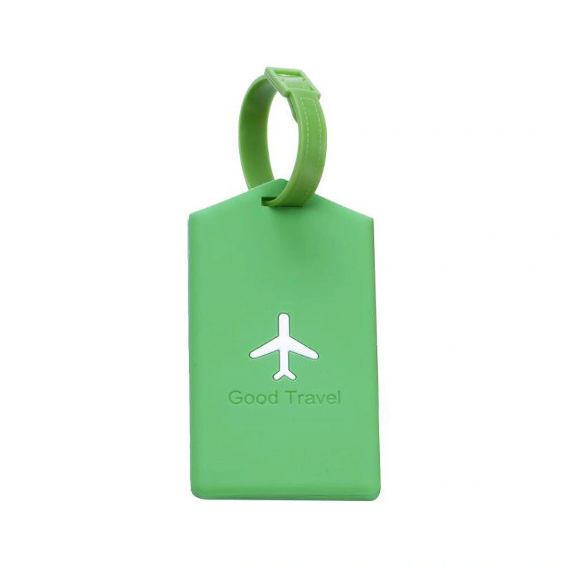 Thick PVC Luggage Tags Airplane Suitcase Identification Card Suitcase Tag for Travel Ai11966