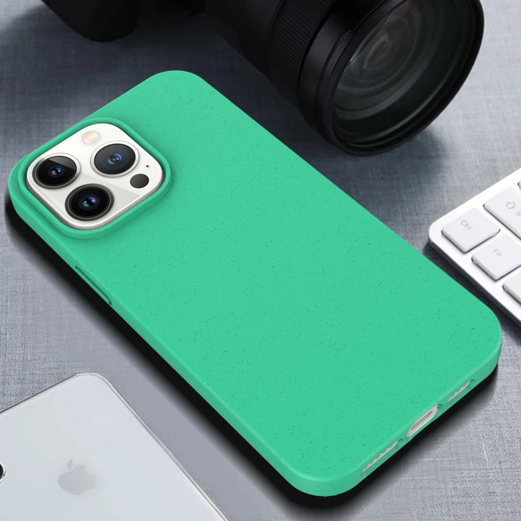 2023 New Arrival Customized New Eco-Friendly Mobile Phone Cover for iPhone 13/ 14 PRO Max Degradable Phone Cases Mobile Accessories