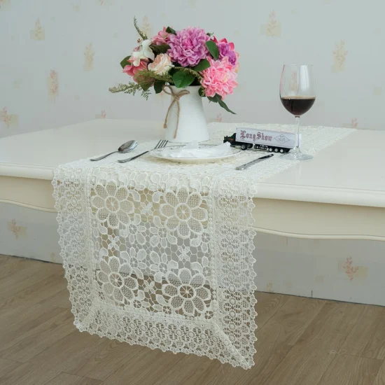 Hogar de color blanco, mantel individual de mesa de decoración de café