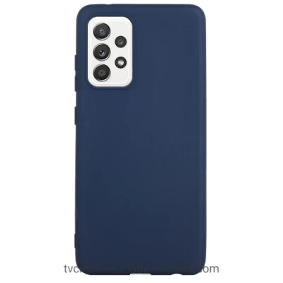 Para Samsung Galaxy A33 5g Candy Color Soft TPU Phone Case Anti-drop Back Cover - Azul